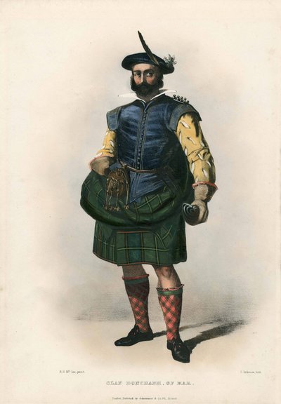 Clan Donchadh di Mar, da The Clans of the Scottish Highlands, pub.1845 da Robert Ronald McIan